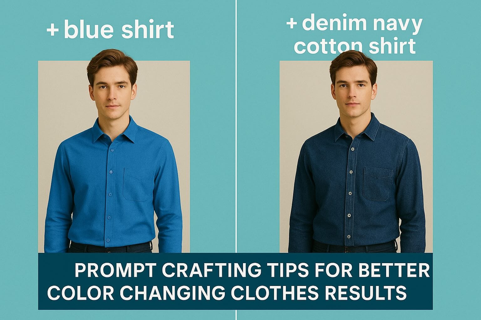 prompt crafting tips for better color changing clothes results